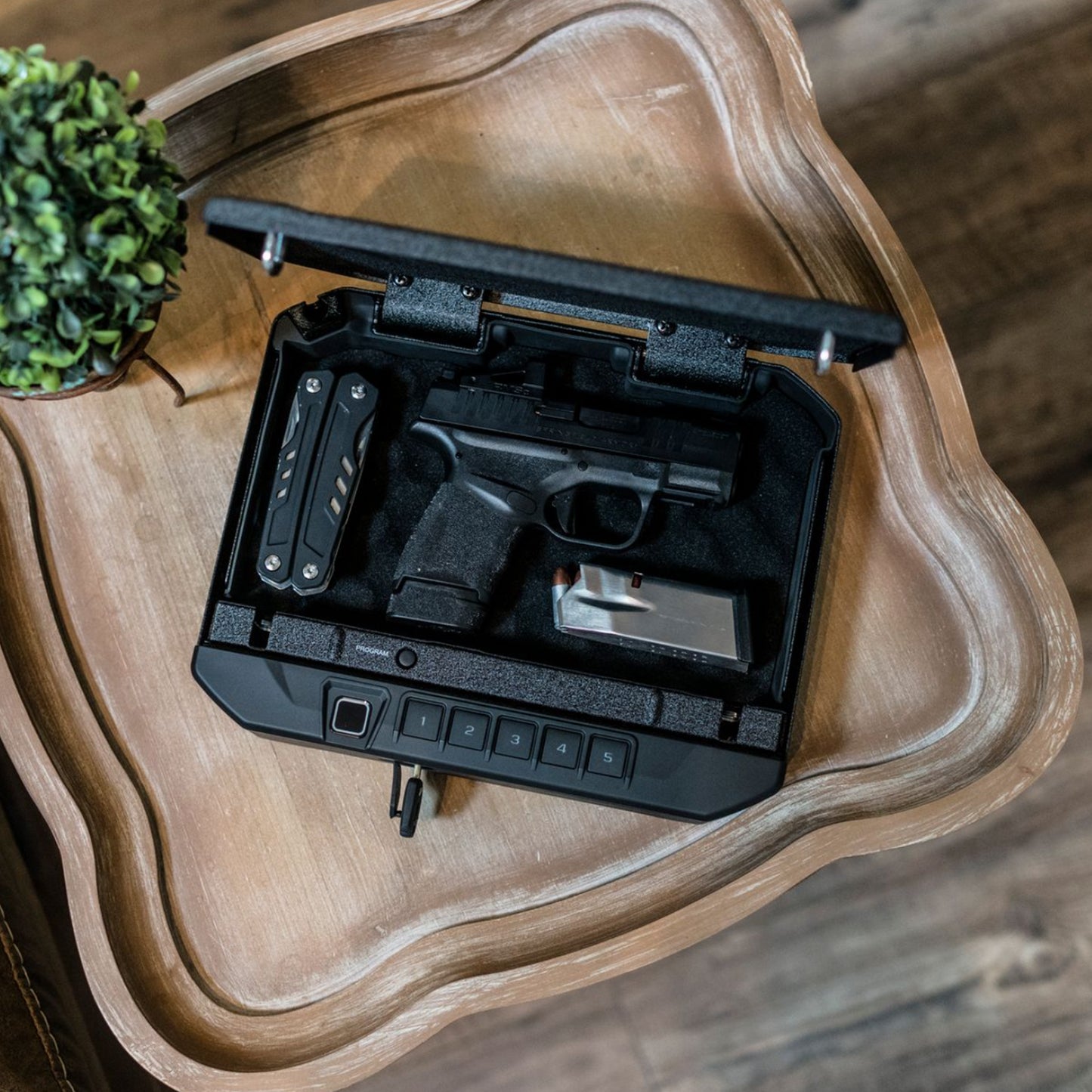 Vaultek 10 Series VS10i Sub-Compact Bluetooth and Biometric Gun Safe