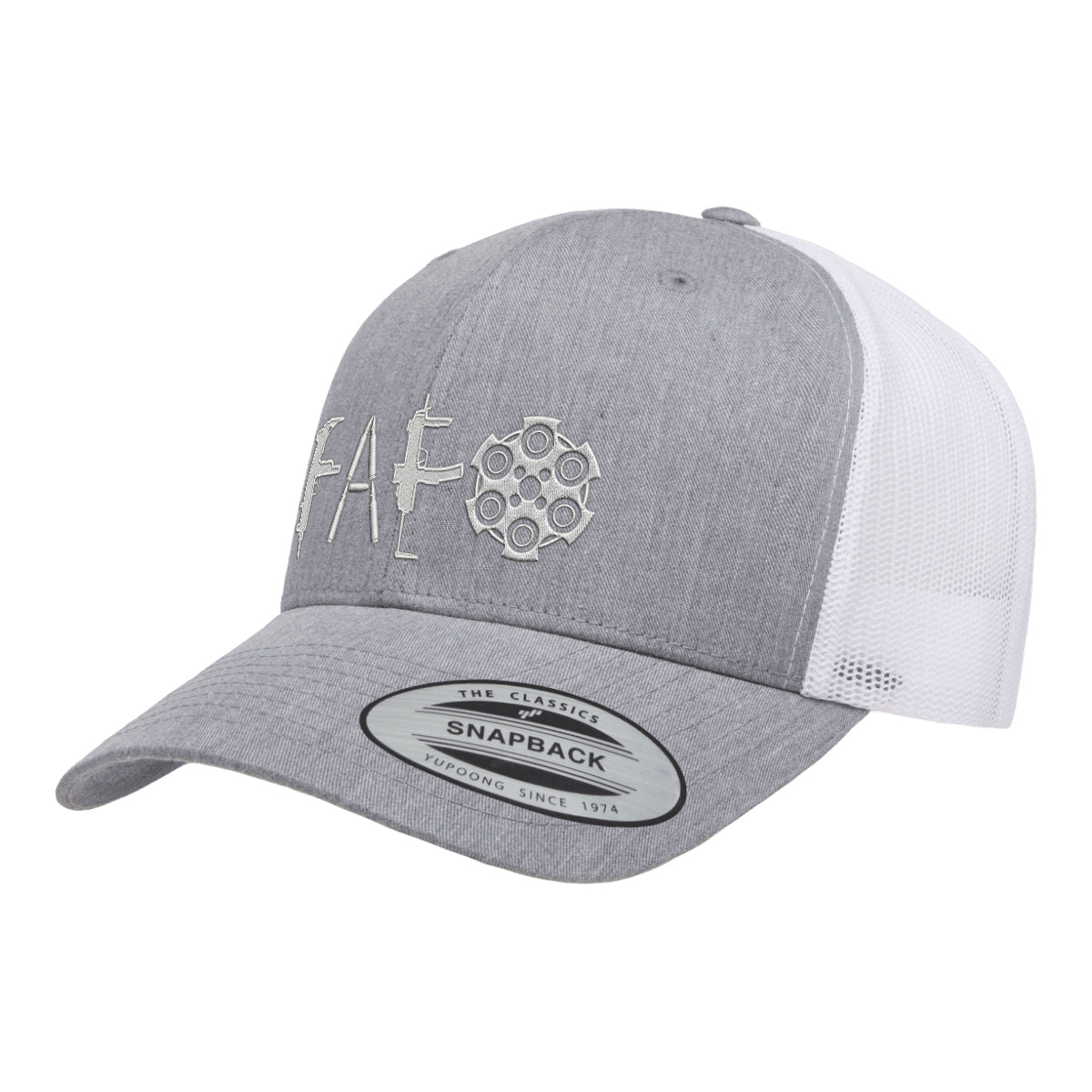 F Around & Find Out FAFO Embroidered Trucker Hat