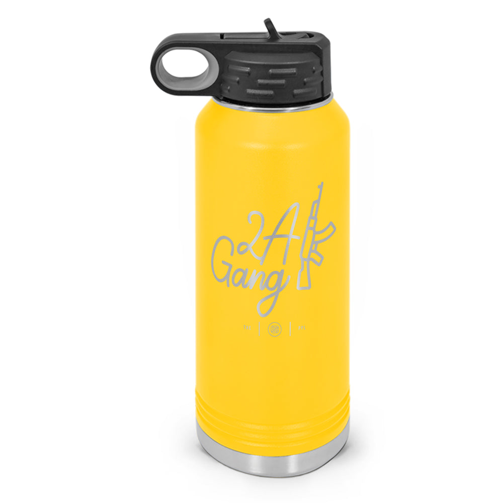 2A Gang Double Wall Insulated Laser Etched Water Bottle