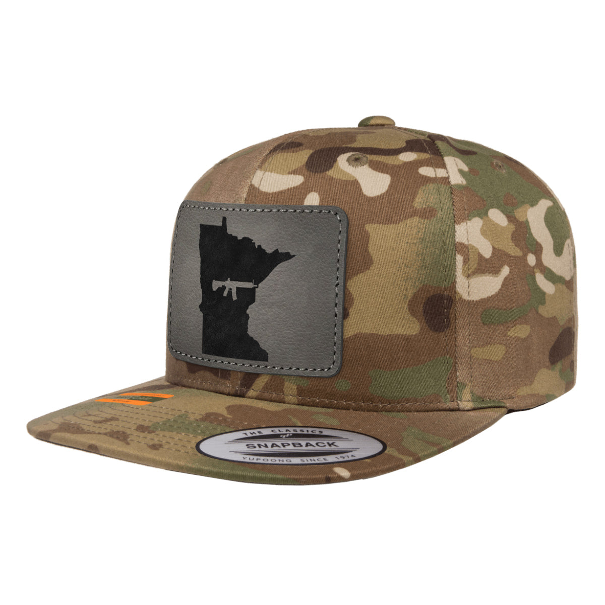 Keep Minnesota Tactical Leather Patch Tactical Arid Snapback
