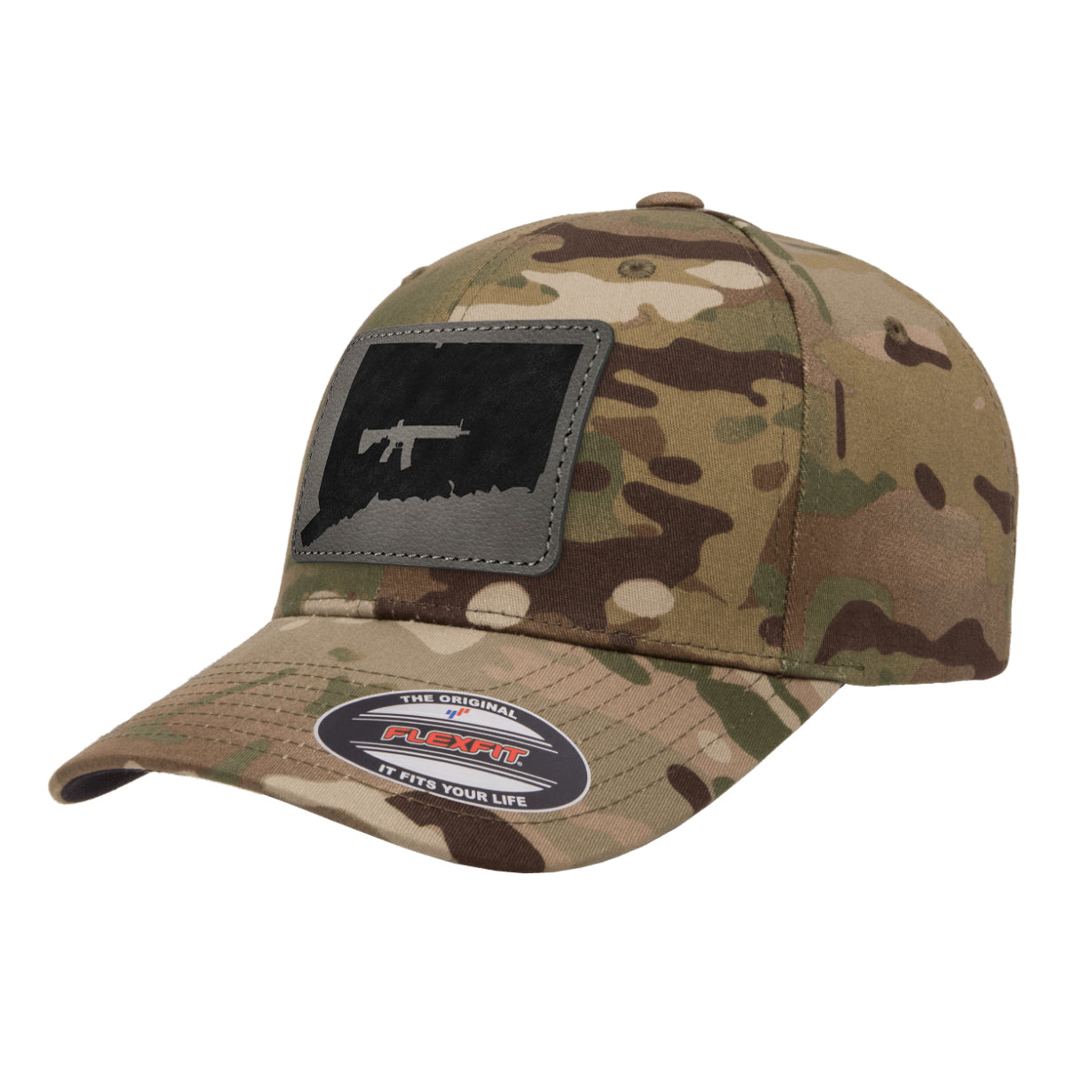 Keep Connecticut Tactical Leather Patch Tactical Arid Hat FlexFit