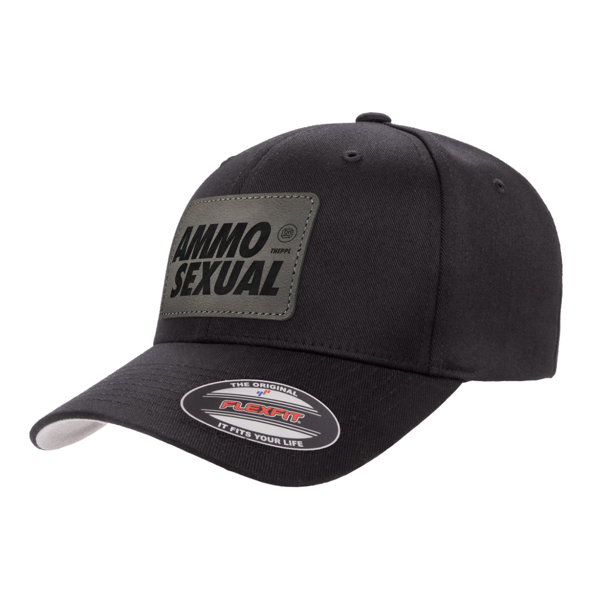 AmmoSexual Leather Patch Hat FlexFit