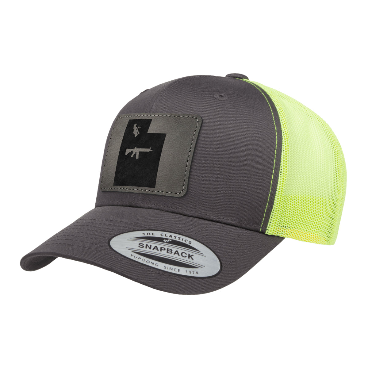 Keep Utah Tactical Leather Patch Trucker Hat