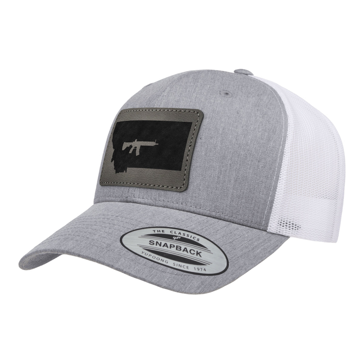 Keep Montana Tactical Leather Patch Trucker Hat