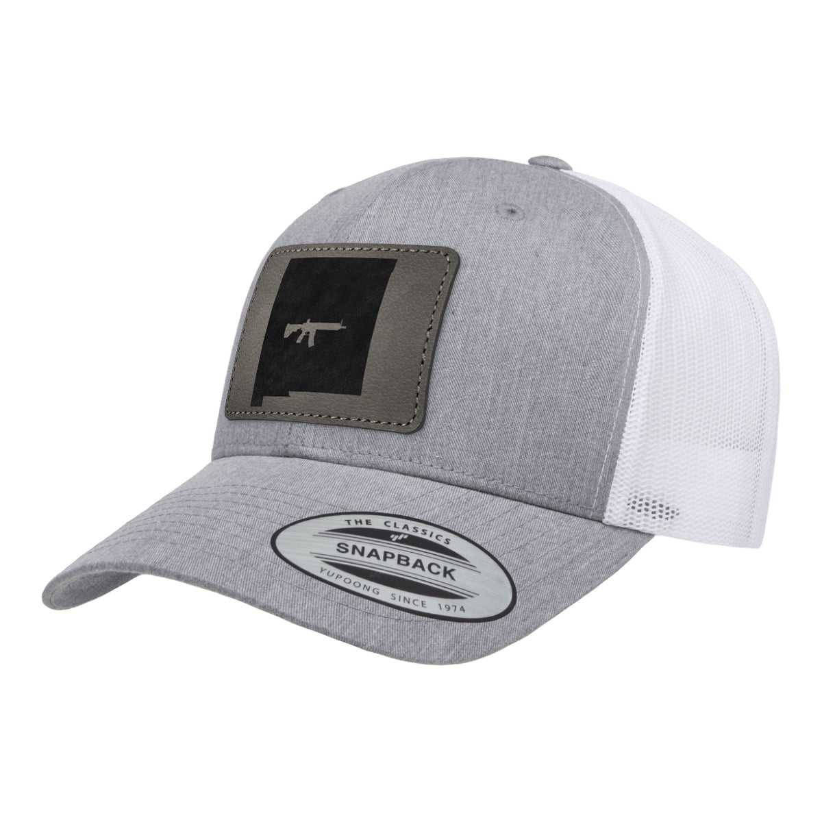 Keep New Mexico Tactical Leather Patch Trucker Hat