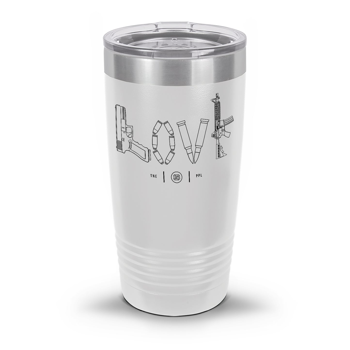 Tactical Love Laser Etched Tumbler