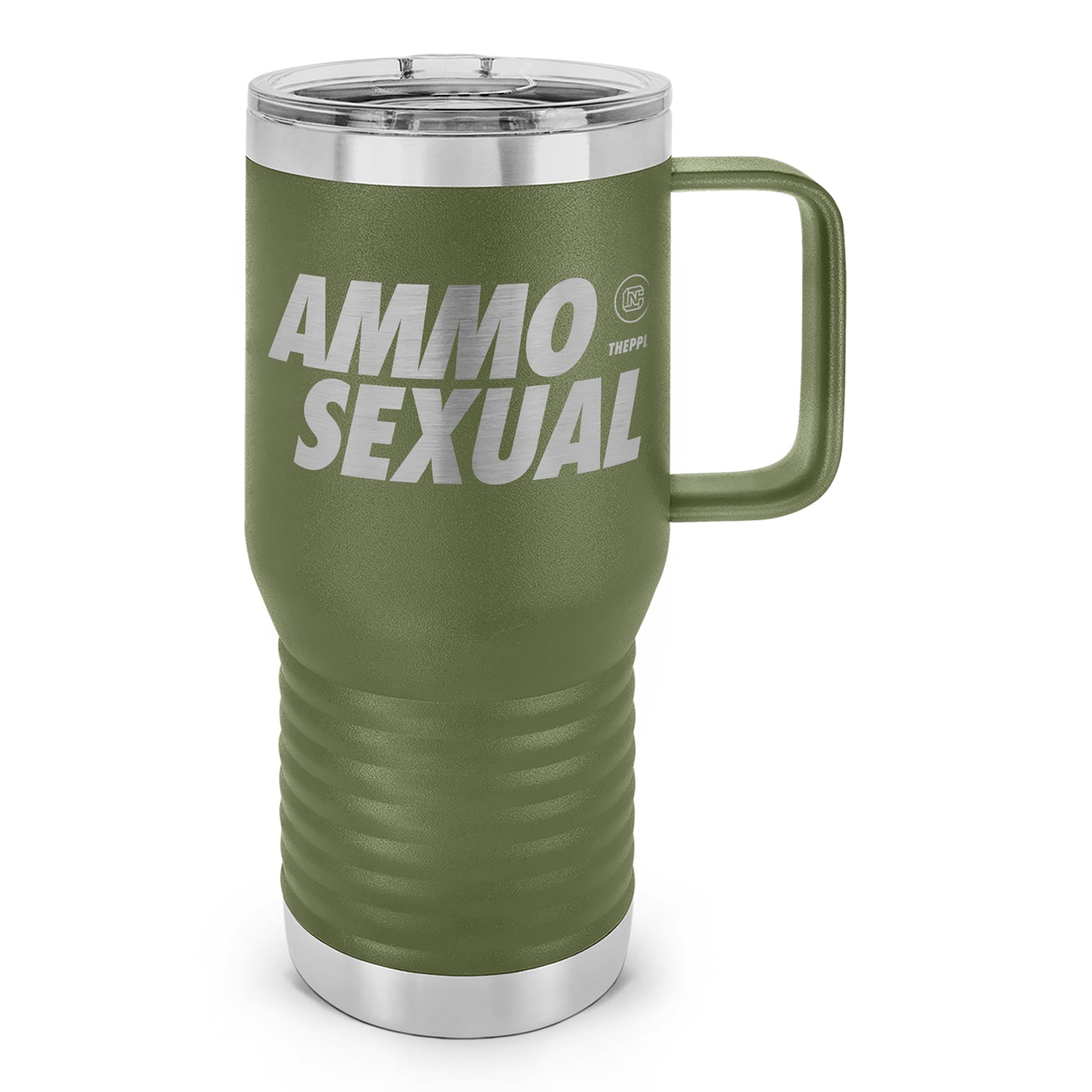 AmmoSexual Laser Etched 20oz Travel Mug