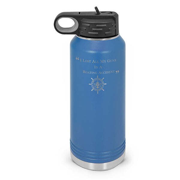 I Lost ALL My Guns In A Boating Accident Double Wall Insulated Water Bottle