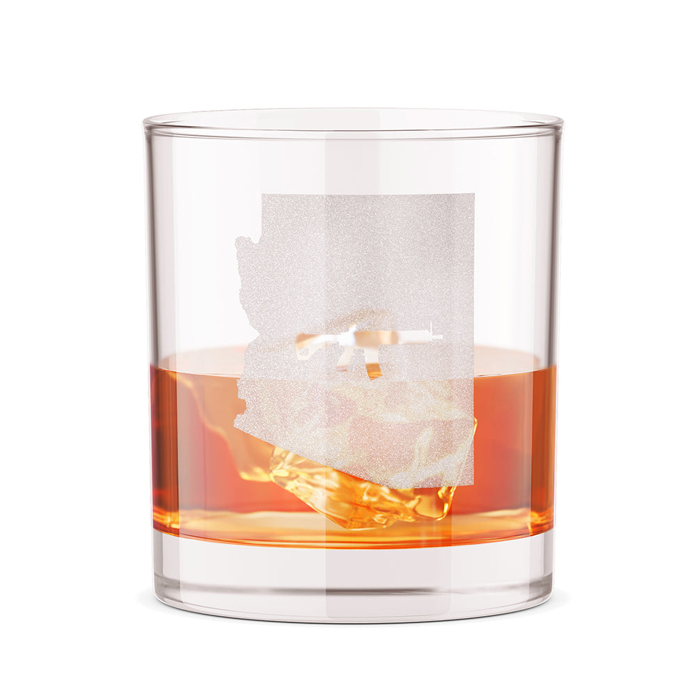 Keep Arizona Tactical 12oz Whiskey Glass