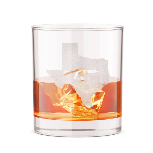 Keep Texas Tactical 12oz Whiskey Glass