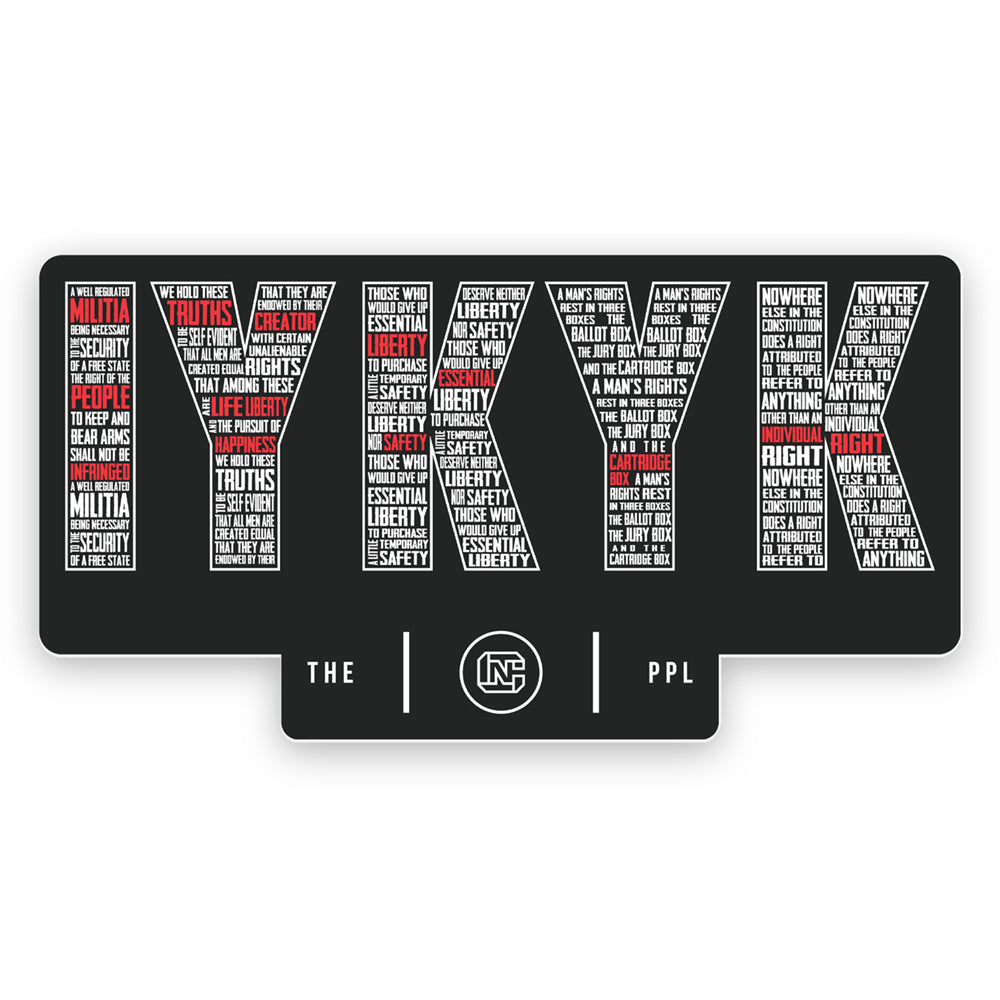 IYKYK Importance of 2nd Amendment Sticker