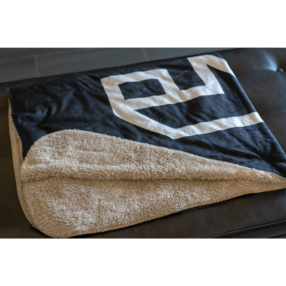 CN Brand Sherpa Throw Blanket