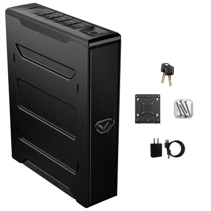 Vaultek Slider ViSN WiFi Quick Access Biometric Pistol Safe with Mounting Plate