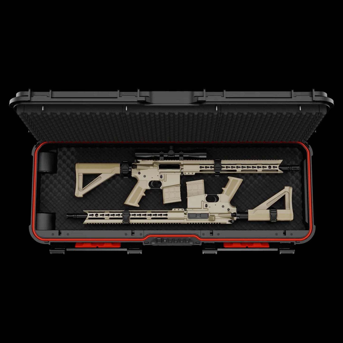 LifePod XRC 100i Portable Biometric Travel Rifle Lockbox