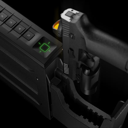 Vaultek Slider ViSN WiFi Quick Access Biometric Pistol Safe with Mounting Plate