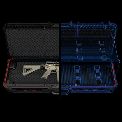 LifePod XRC 100i Portable Biometric Travel Rifle Lockbox