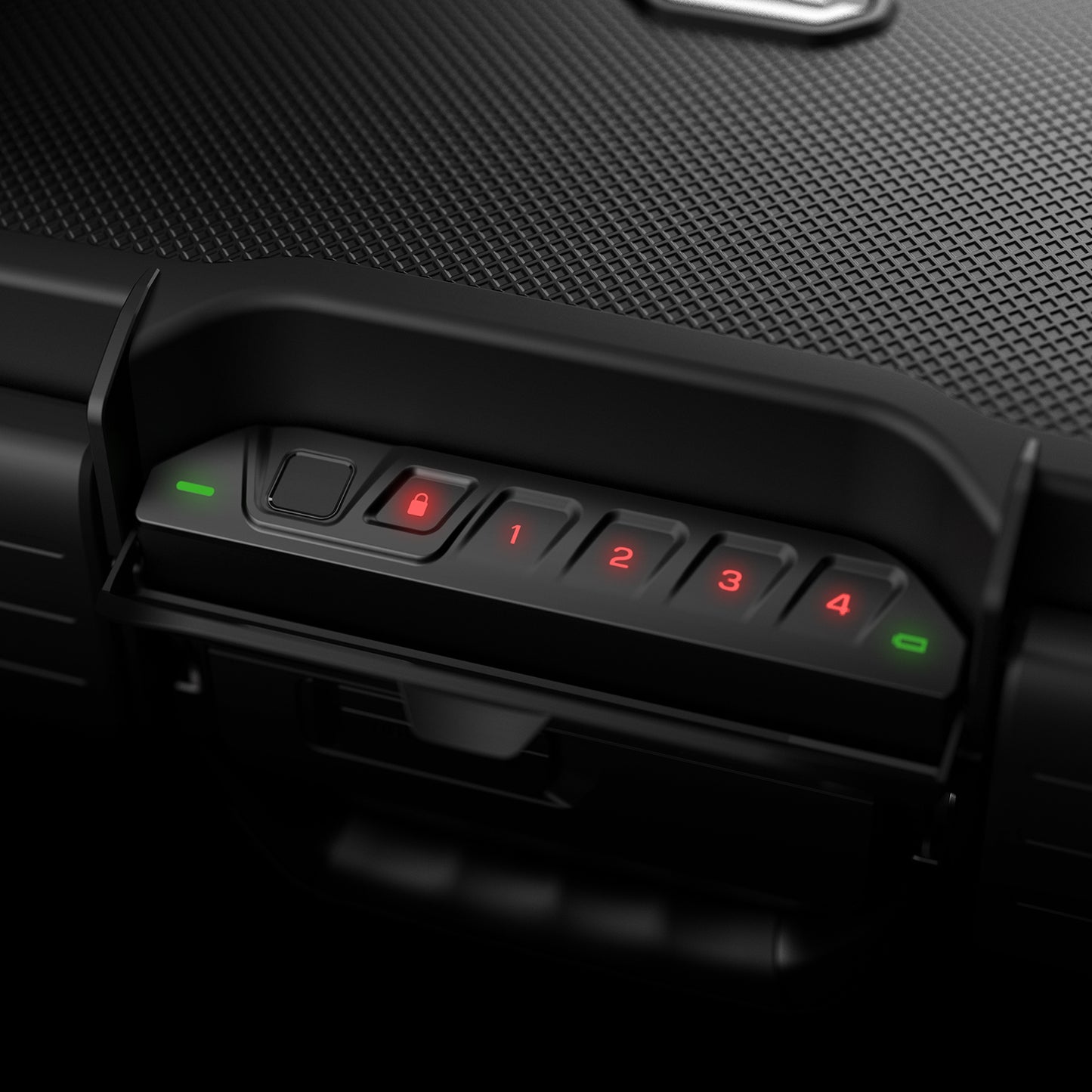 LifePod XT Portable Biometric Travel Lockbox with Pluck Foam