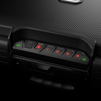 LifePod XT Portable Biometric Travel Lockbox with Pluck Foam