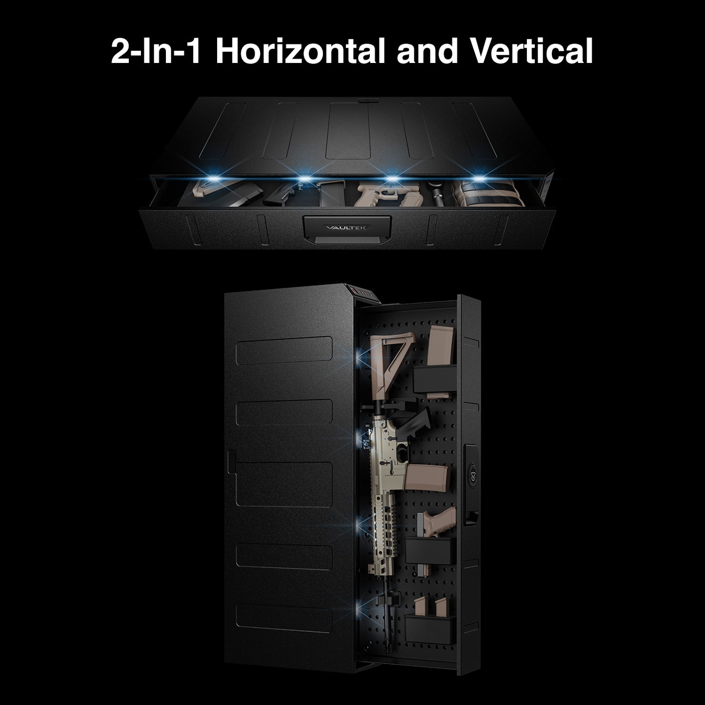RS Slider ViSN Biometric Rifle Safe