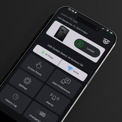 Vaultek RS800i ViSN WiFi Rugged Modular Quick Access Biometric Rifle Safe