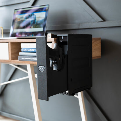 Vaultek Slider ViSN WiFi Quick Access Biometric Pistol Safe with Mounting Plate