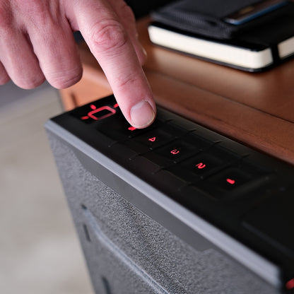 Vaultek Slider ViSN WiFi Quick Access Biometric Pistol Safe with Mounting Plate