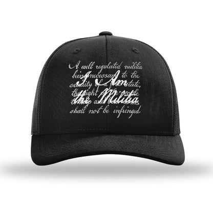 I Am The Militia Embroidered Hat Snapback