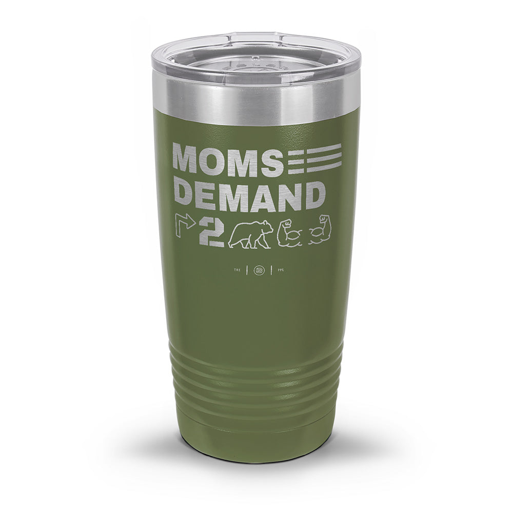 Moms Demand Right To Bear Arms Laser Etched 30oz/20oz Tumbler