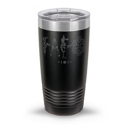 F Around & Find Out FAFO Detailed Laser Etched 30oz/20oz Tumbler