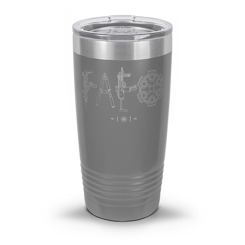 F Around & Find Out FAFO Detailed Laser Etched 30oz/20oz Tumbler