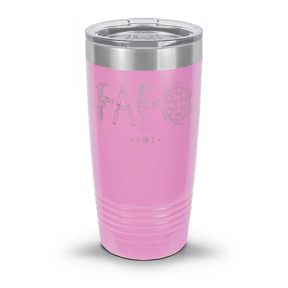 F Around & Find Out FAFO Detailed Laser Etched 30oz/20oz Tumbler