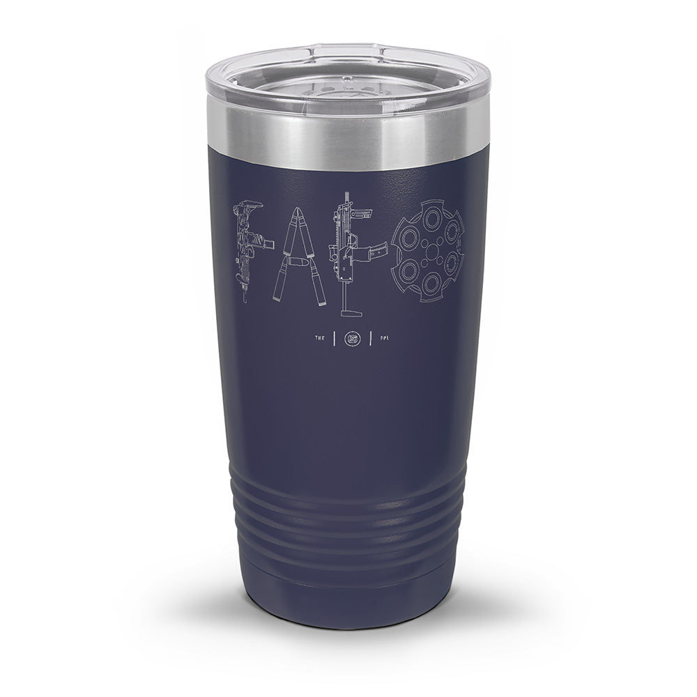 F Around & Find Out FAFO Detailed Laser Etched 30oz/20oz Tumbler