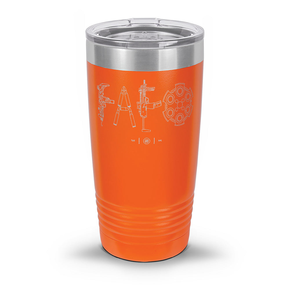 F Around & Find Out FAFO Detailed Laser Etched 30oz/20oz Tumbler