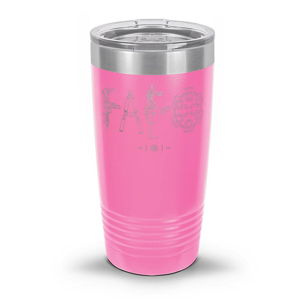 F Around & Find Out FAFO Detailed Laser Etched 30oz/20oz Tumbler