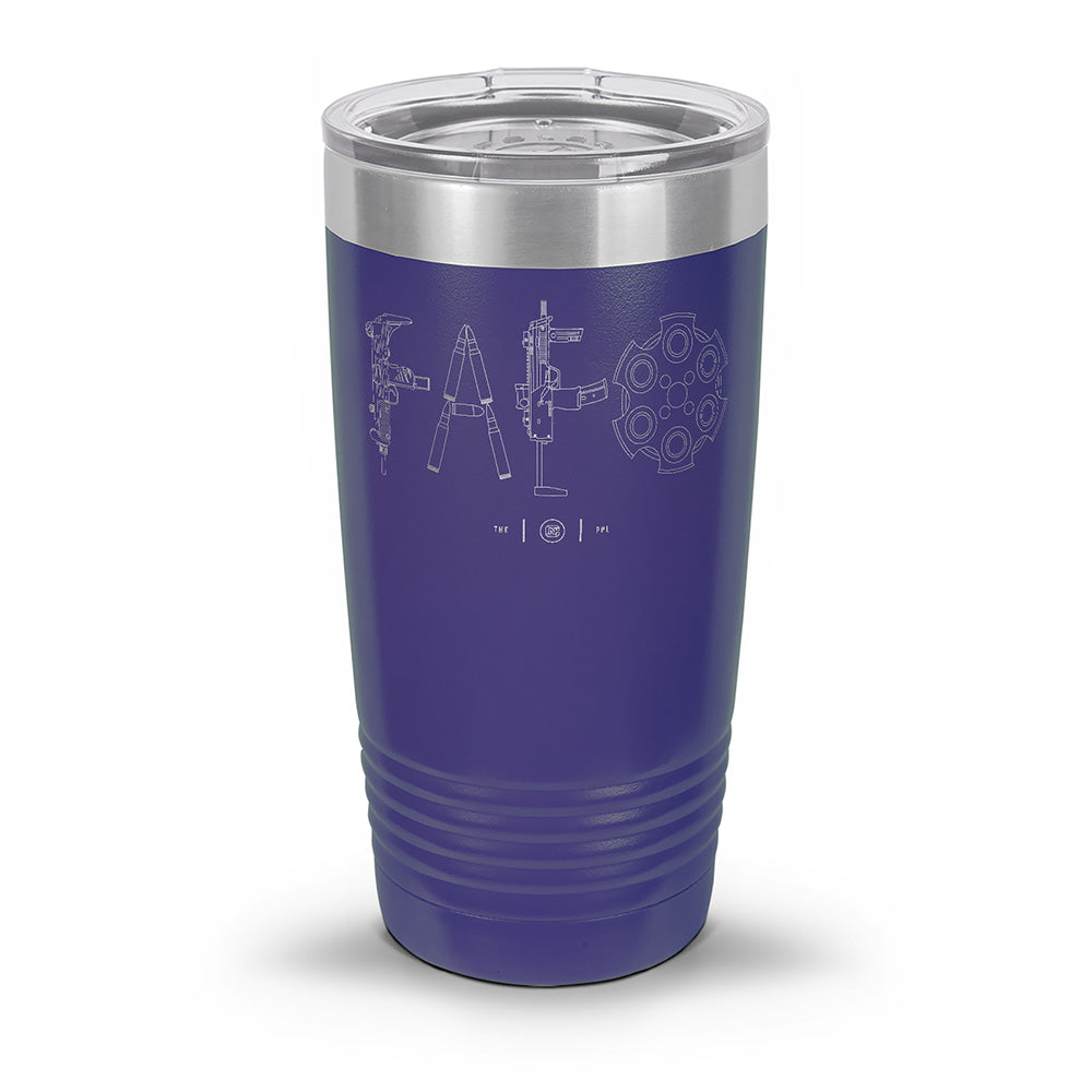 F Around & Find Out FAFO Detailed Laser Etched 30oz/20oz Tumbler