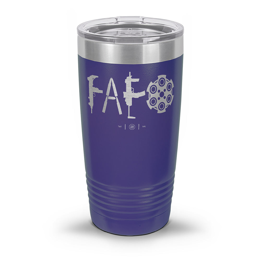 F Around & Find Out FAFO Laser Etched 30oz/20oz Tumbler