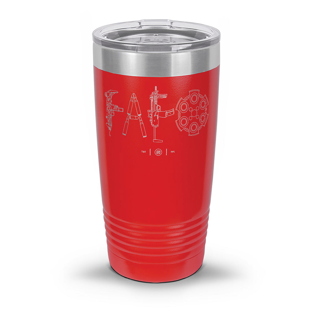 F Around & Find Out FAFO Detailed Laser Etched 30oz/20oz Tumbler