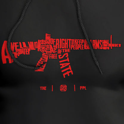 AR-15s are Protected by the 2nd Amendment Embroidered Premium Hoodie