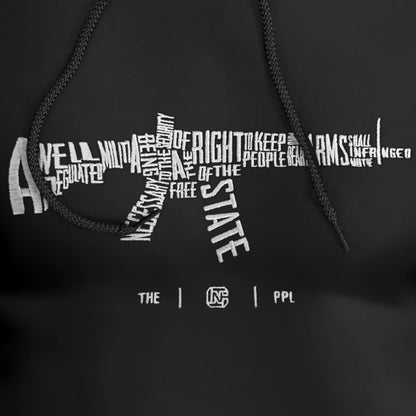 AR-15s are Protected by the 2nd Amendment Embroidered Premium Hoodie