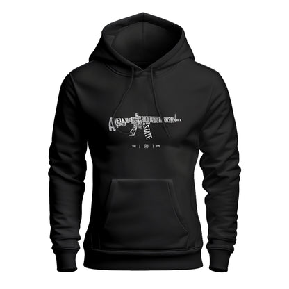 AR-15s are Protected by the 2nd Amendment Embroidered Premium Hoodie