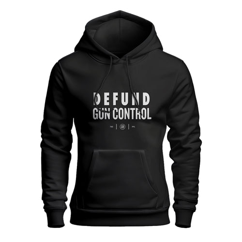 Defund Gun Control Embroidered Premium Hoodie