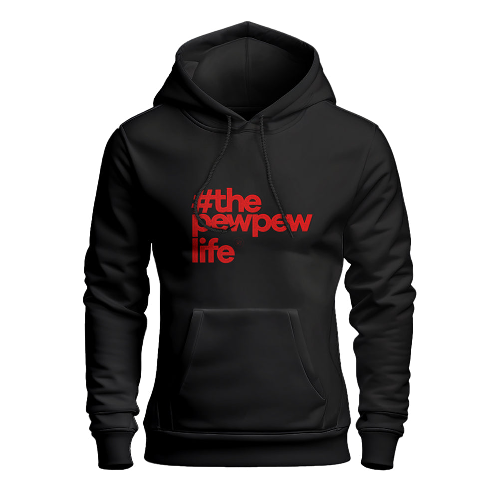 #thepewpewlife Embroidered Premium Hoodie