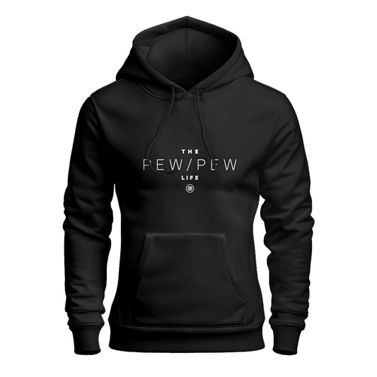 The Pew/Pew Life Embroidered Premium Hoodie