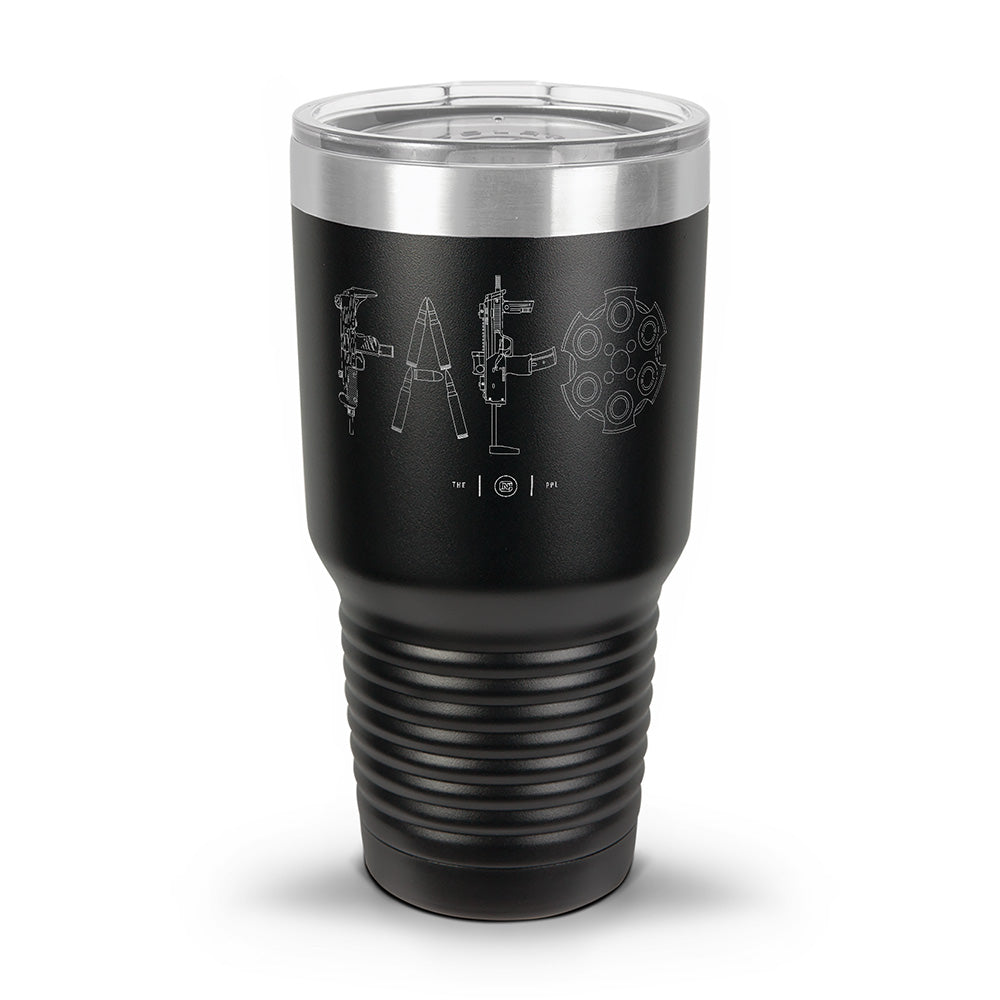 F Around & Find Out FAFO Detailed Laser Etched 30oz/20oz Tumbler