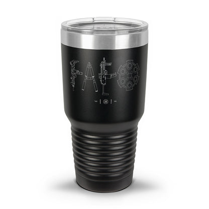F Around & Find Out FAFO Detailed Laser Etched 30oz/20oz Tumbler