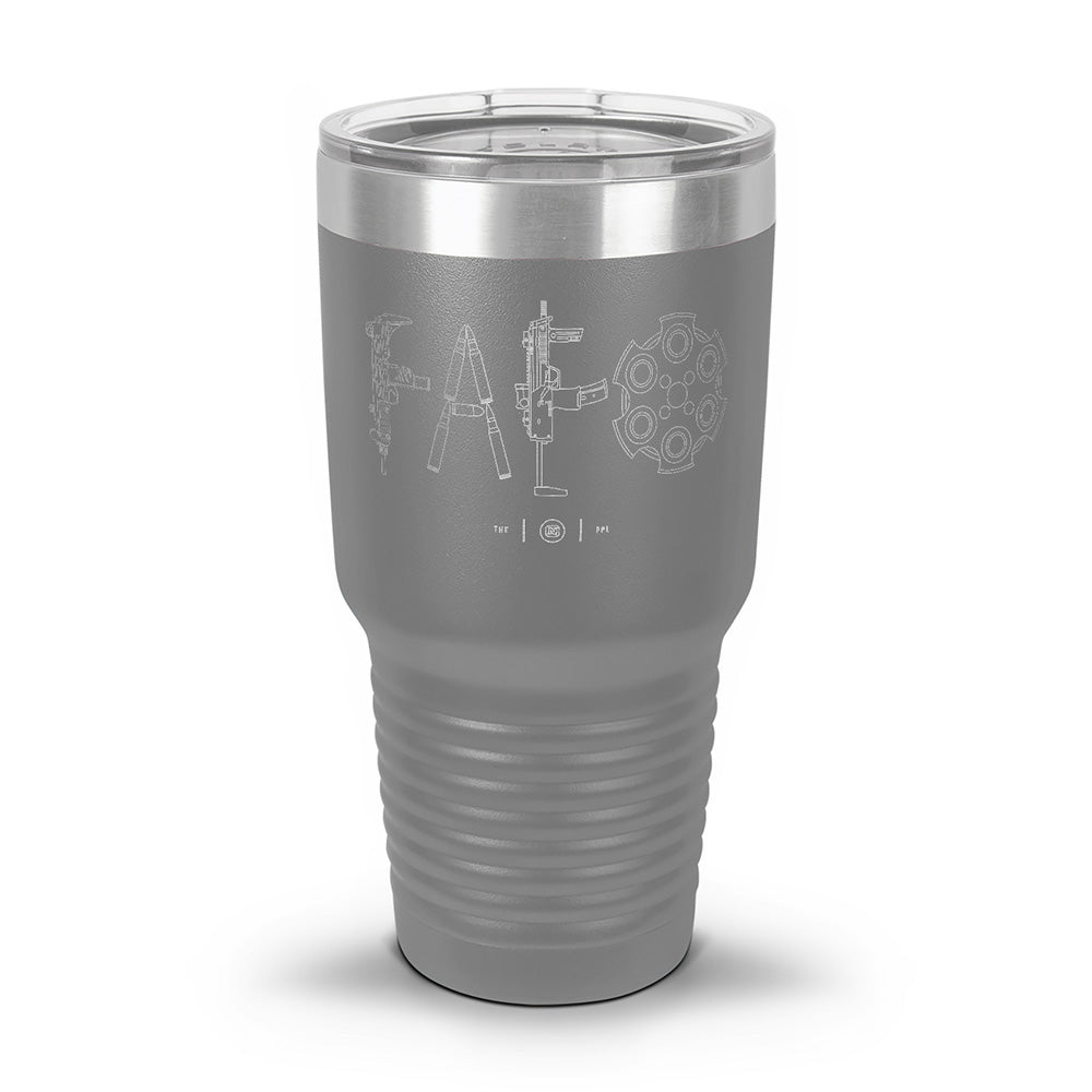 F Around & Find Out FAFO Detailed Laser Etched 30oz/20oz Tumbler