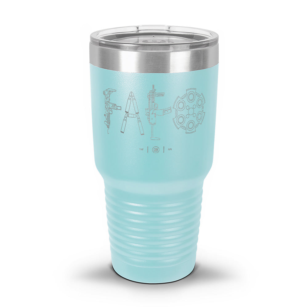 F Around & Find Out FAFO Detailed Laser Etched 30oz/20oz Tumbler