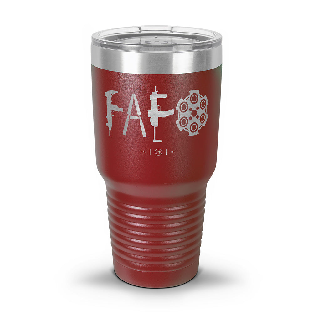 F Around & Find Out FAFO Laser Etched 30oz/20oz Tumbler