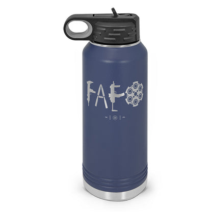 F Around & Find Out FAFO Double Wall Insulated Laser Etched Water Bottle