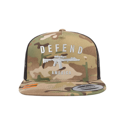 Defend America Tactical Arid Trucker Hat Snapback